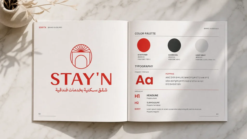 Branding style guideline document — what to include in a brand manual for Egyptian businesses