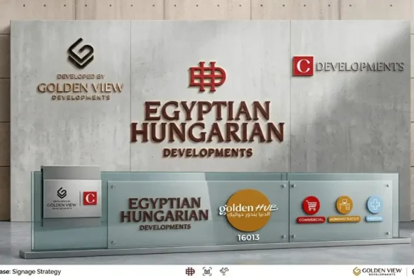 Real estate logo designs for Egyptian property developers — scalable brand marks from Native Studio