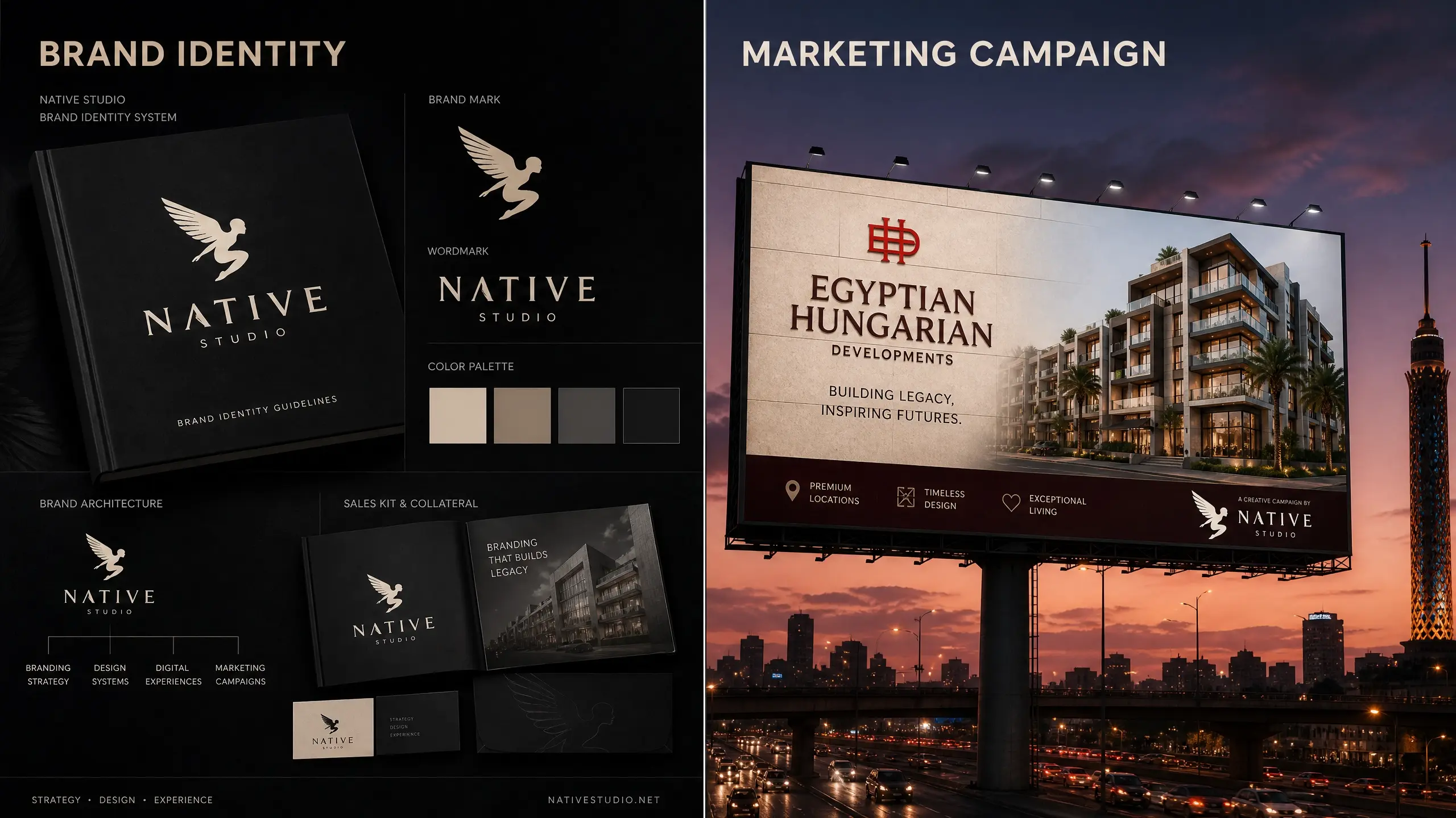 Native Studio branding strategy for Egyptian real estate developer — how brand strategy improves marketing results