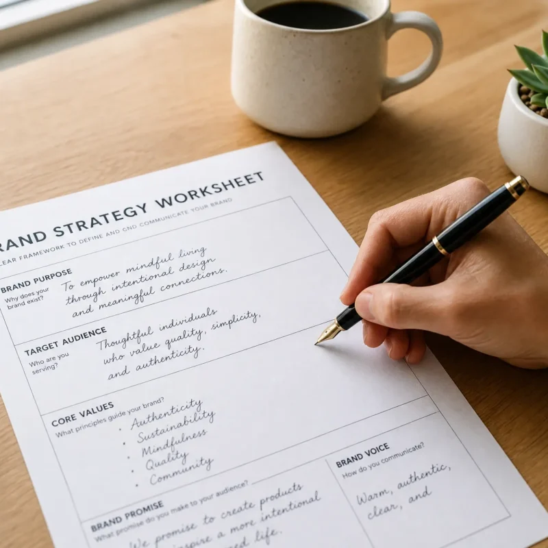 Brand strategy outline template for Egyptian businesses — how to create a brand strategy framework