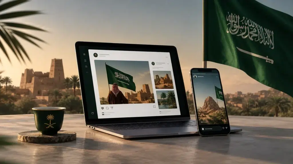 Saudi National Day branding