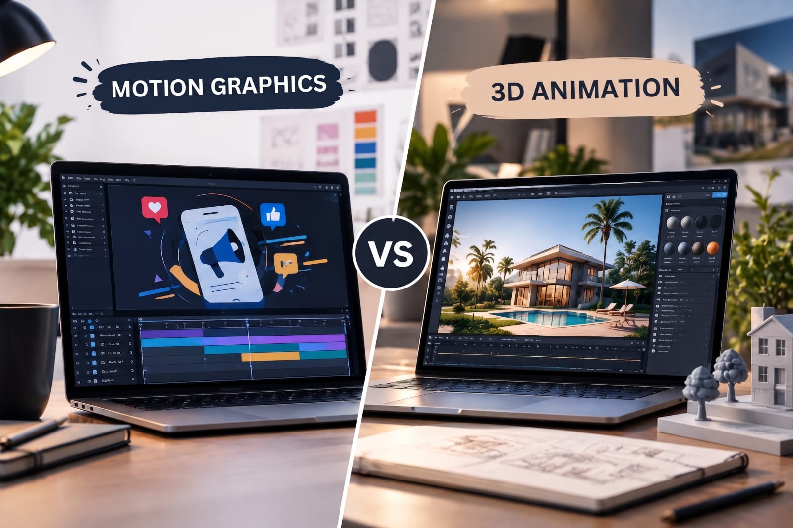 Motion Graphics vs 3D Animation