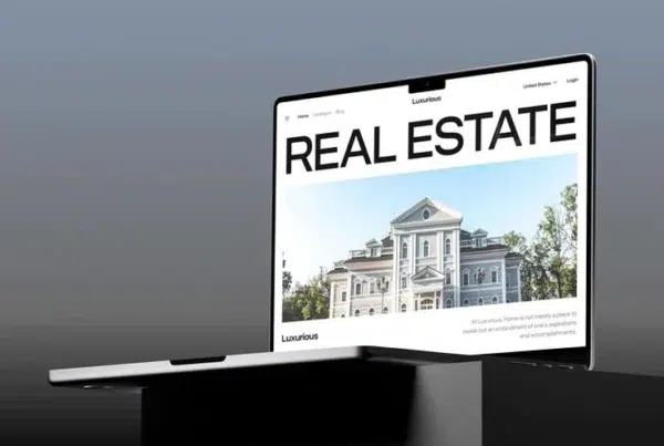 real estate landing page design